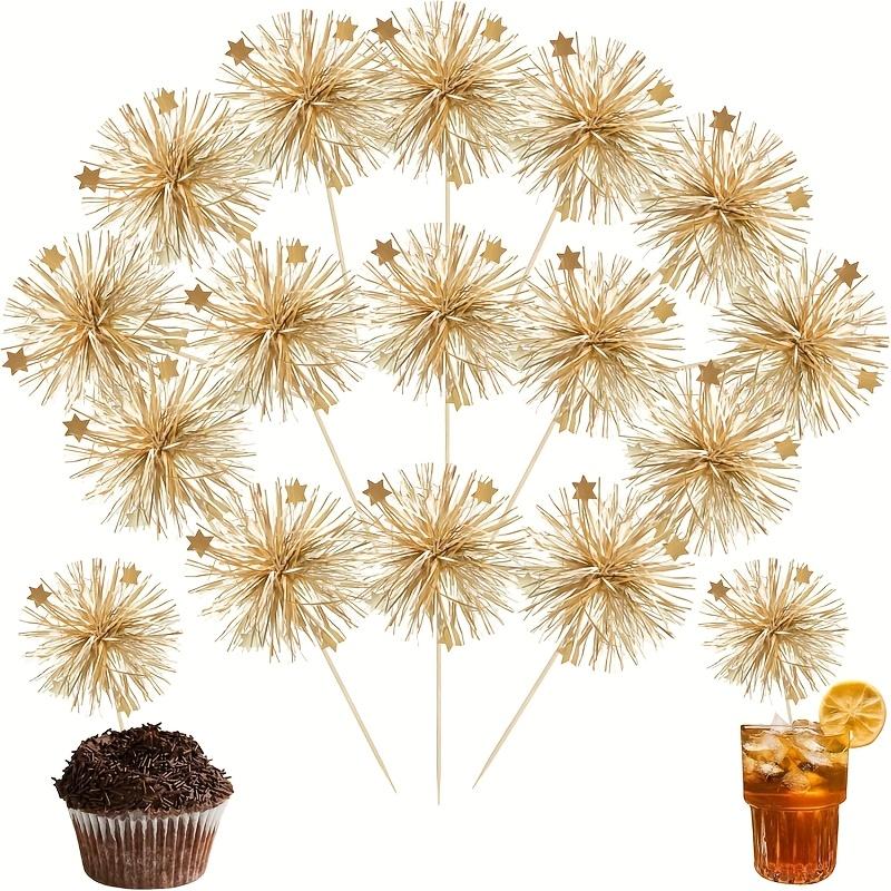30Pc Glitter Happy New Year Cake Topper Gold Tassels Cupcake Topper Wedding Baby Shower Baking Dessert Cake Decor
30Pc Glitter Happy New Year Cake Topper Gold Tassels Cupcake Topper Wedding Baby Shower Baking Dessert Cake Decor