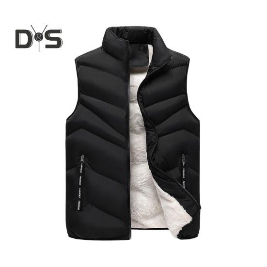 Мужской хлопковый жилет с воротником-стойкой, без рукавов, однотонный хлопковый жилет, пальто с карманами, эластичный шнурок, подол, застежка-молния, плюшевая подкладка, жилет, верхняя одежда XL чёрный
Мужской хлопковый жилет с воротником-стойкой, без рукавов, однотонный хлопковый жилет, пальто с карманами, эластичный шнурок, подол, застежка-молния, плюшевая подкладка, жилет, верхняя одежда XL чёрный