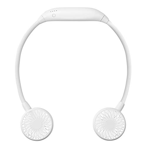 Three Up Heatstroke Prevention Rechargeable Neck Twin Fan, White, HD-T2009WH
Three Up Heatstroke Prevention Rechargeable Neck Twin Fan, White, HD-T2009WH