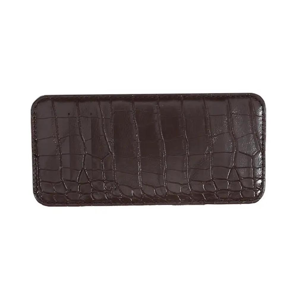 New Leather Crocodile Print Wallet Multicard Slot Slim Long Wallet Solid Color Card Holder Men кавовий
New Leather Crocodile Print Wallet Multicard Slot Slim Long Wallet Solid Color Card Holder Men кавовий