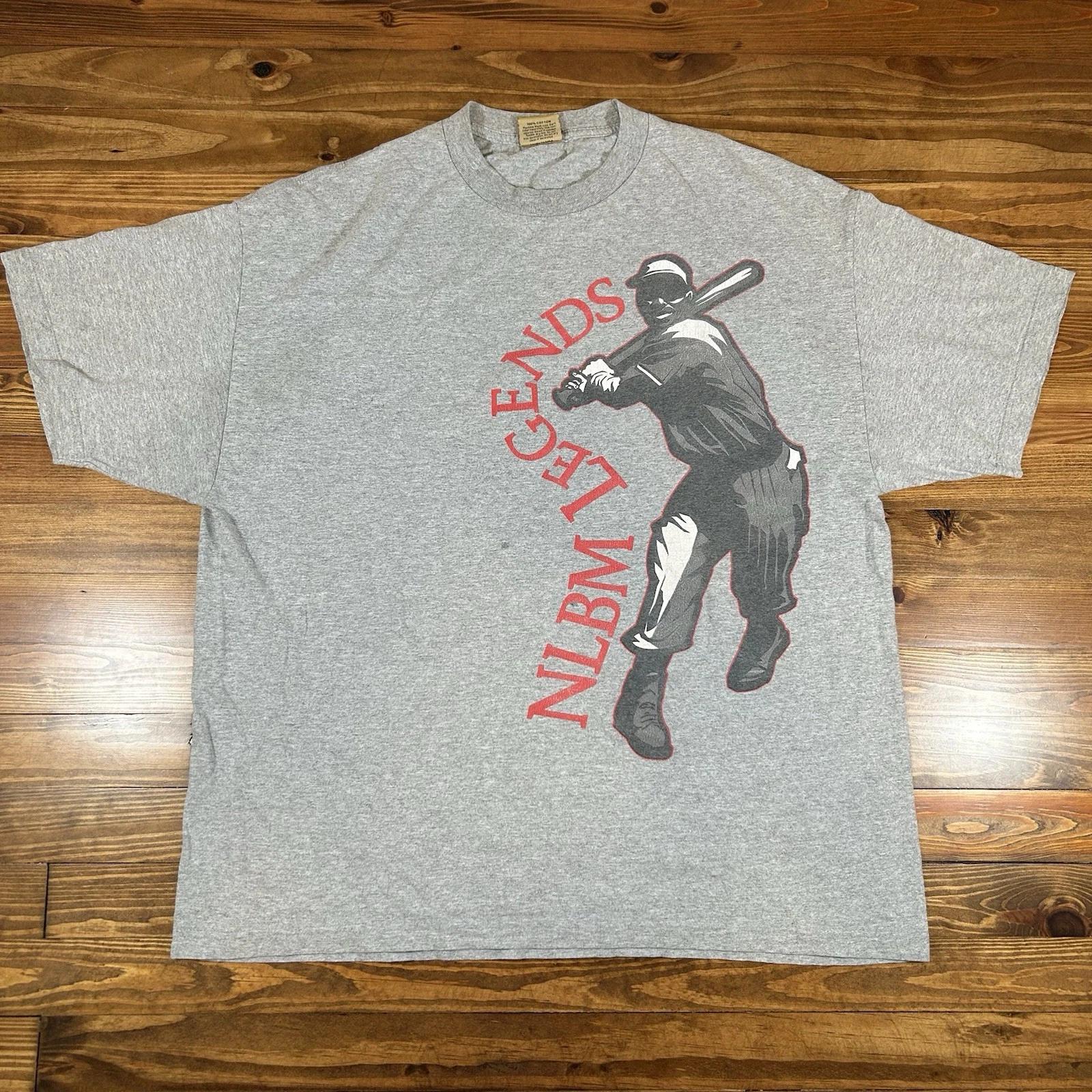 Vintage 1990s NLBM Legends Negro League Baseball T-shirt 2XL Big Boy Gear USA L
Vintage 1990s NLBM Legends Negro League Baseball T-shirt 2XL Big Boy Gear USA L