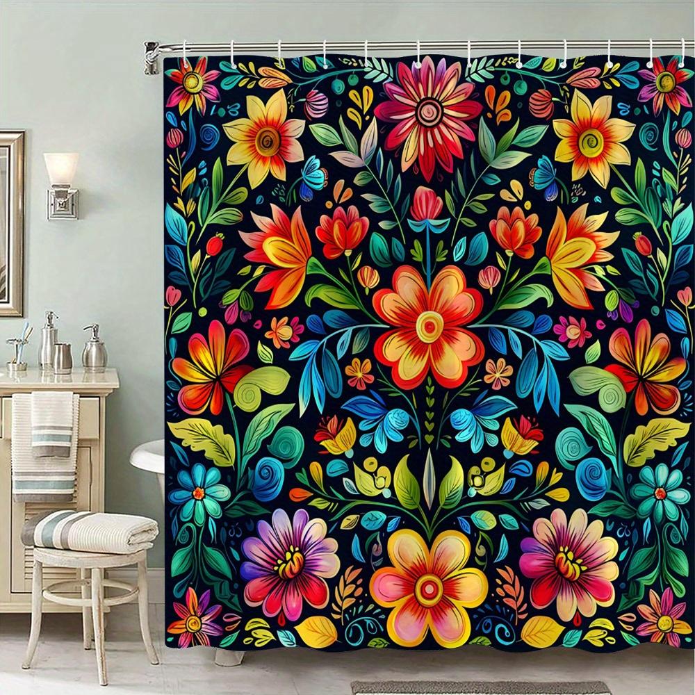 A Vibrant Floral Symphony Shower Curtain: Bring a Burst of Color and Joy to Your Bathroom with This Stunning Design Featuring W90XH180cm
A Vibrant Floral Symphony Shower Curtain: Bring a Burst of Color and Joy to Your Bathroom with This Stunning Design Featuring W90XH180cm