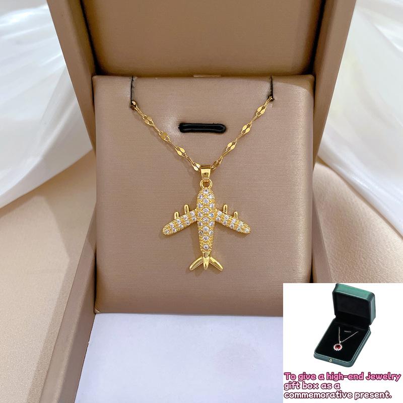 Full diamond battle plane light luxury temperament gorgeous full diamond necklace female versatile collarbone chain chain
Full diamond battle plane light luxury temperament gorgeous full diamond necklace female versatile collarbone chain chain