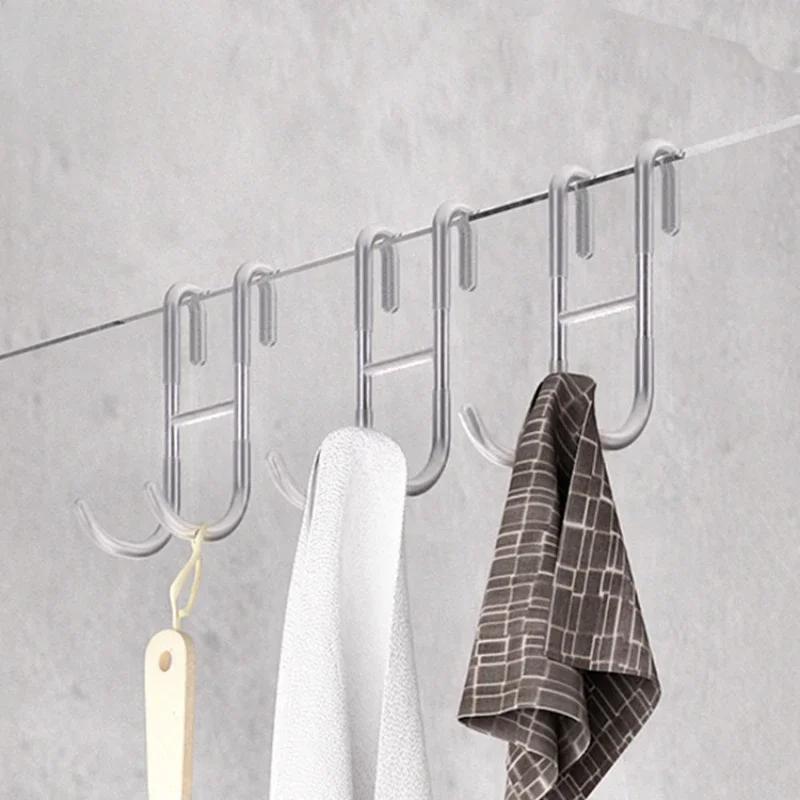 Stainless Steel S-shaped Hooks Multi-Purpose Hooks Bathroom Shower Curtain Hook Bathroom Accessories Bathroom Organizers Storage
Stainless Steel S-shaped Hooks Multi-Purpose Hooks Bathroom Shower Curtain Hook Bathroom Accessories Bathroom Organizers Storage