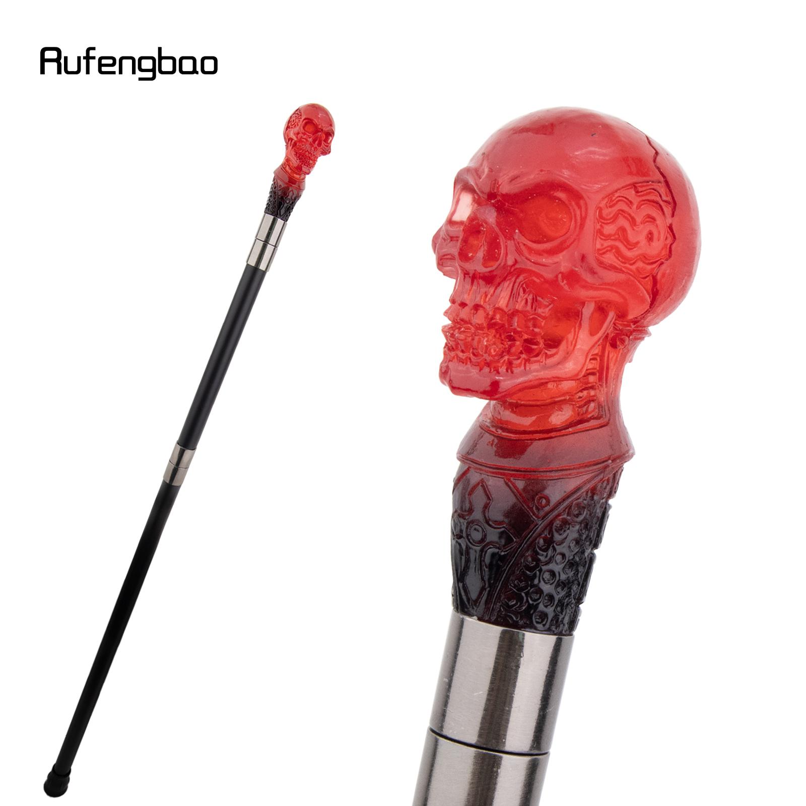 Red Transparent Resin Flower Skull Head Walking Cane Fashion Decorative Steel Stick Gentleman Performance Stage Cane 93cm
Red Transparent Resin Flower Skull Head Walking Cane Fashion Decorative Steel Stick Gentleman Performance Stage Cane 93cm