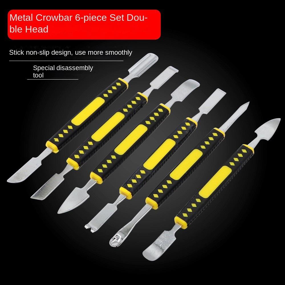 Double-Ended Crowbar Hand Tool Stainless Steel Repair Fix Tools New Disassemble Tool Phone
Double-Ended Crowbar Hand Tool Stainless Steel Repair Fix Tools New Disassemble Tool Phone