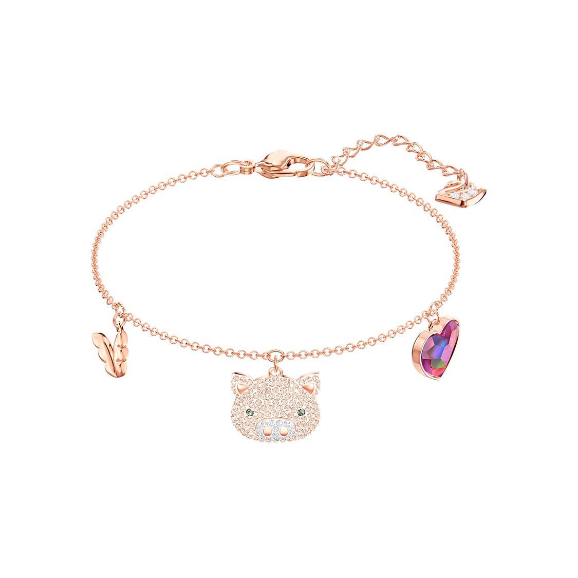 Swarovski Little Cute Pig Romantic Heart Bracelet Women bracelet Gold-Plated Light-Gradient-Color 5447482 Box (Random Color)
Swarovski Little Cute Pig Romantic Heart Bracelet Women bracelet Gold-Plated Light-Gradient-Color 5447482 Box (Random Color)