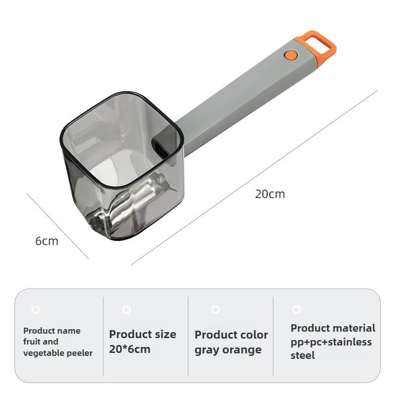 Stainless Steel Single-head Peeler Convenient Fast Kitchen Gadget Long-handled Creative Vegetables Fruits Peeler with Storage помаранчевий
Stainless Steel Single-head Peeler Convenient Fast Kitchen Gadget Long-handled Creative Vegetables Fruits Peeler with Storage помаранчевий