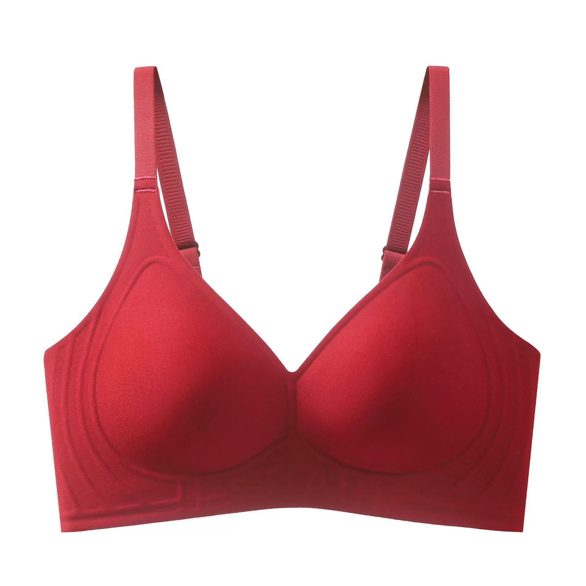 Traceless nude lifting underwear, thin soft support, gathering support, anti-sagging, no steel ring, beautiful back, breathable bra S червоний
Traceless nude lifting underwear, thin soft support, gathering support, anti-sagging, no steel ring, beautiful back, breathable bra S червоний