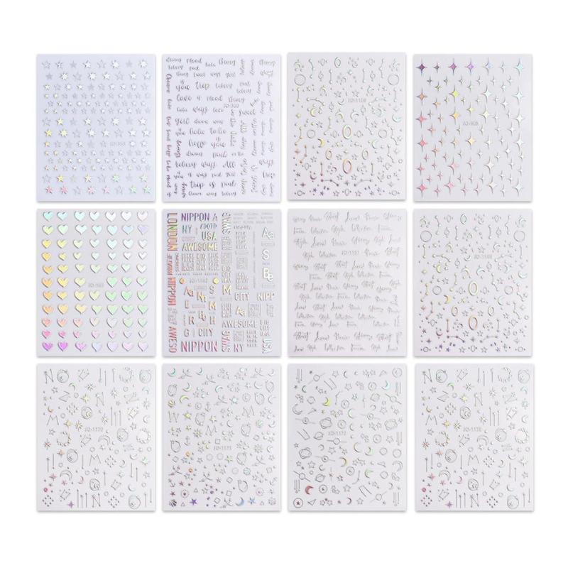 12pcs Elegant Nail Stickers Easy DIY Nail Art for Parties and Daily Wear Practical and Safe for Different Nail Shapes 1
12pcs Elegant Nail Stickers Easy DIY Nail Art for Parties and Daily Wear Practical and Safe for Different Nail Shapes 1