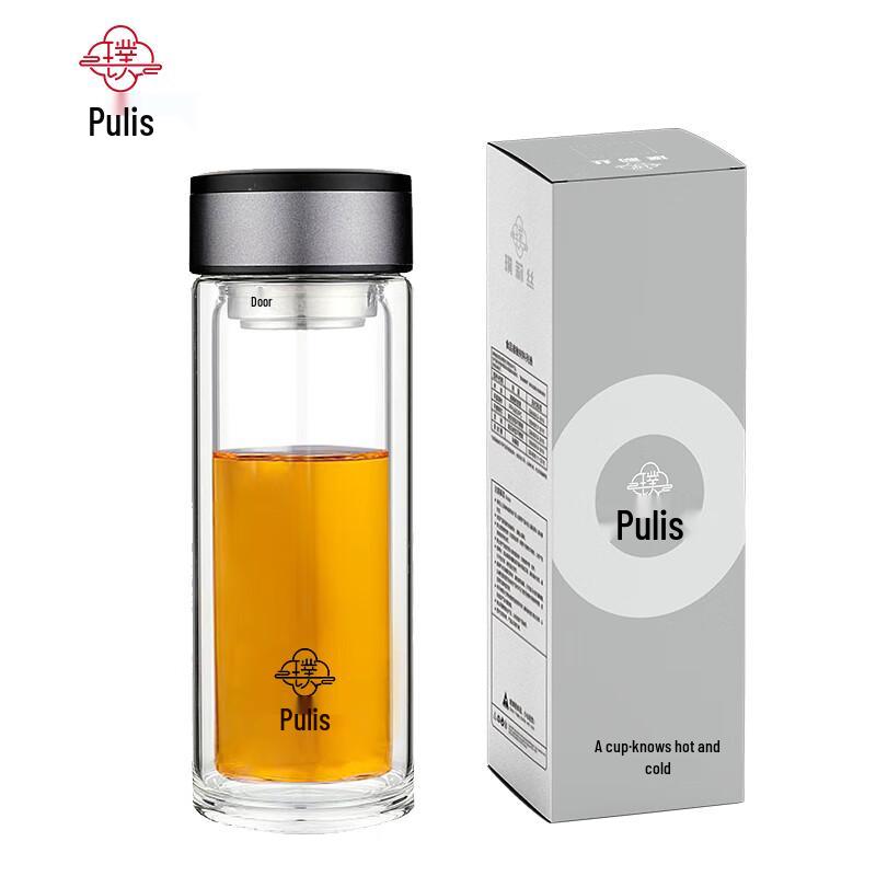 Pulis PLS5140 Wanda Series Double-Layer Glass Cup 320ml
Pulis PLS5140 Wanda Series Double-Layer Glass Cup 320ml