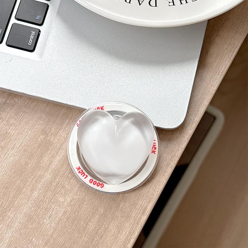 Transparent Love Sandwich Solid Color Mobile Phone Airbag Bracket Magnetic Suction Wind Lazy Portable Desktop Support Frame
Transparent Love Sandwich Solid Color Mobile Phone Airbag Bracket Magnetic Suction Wind Lazy Portable Desktop Support Frame