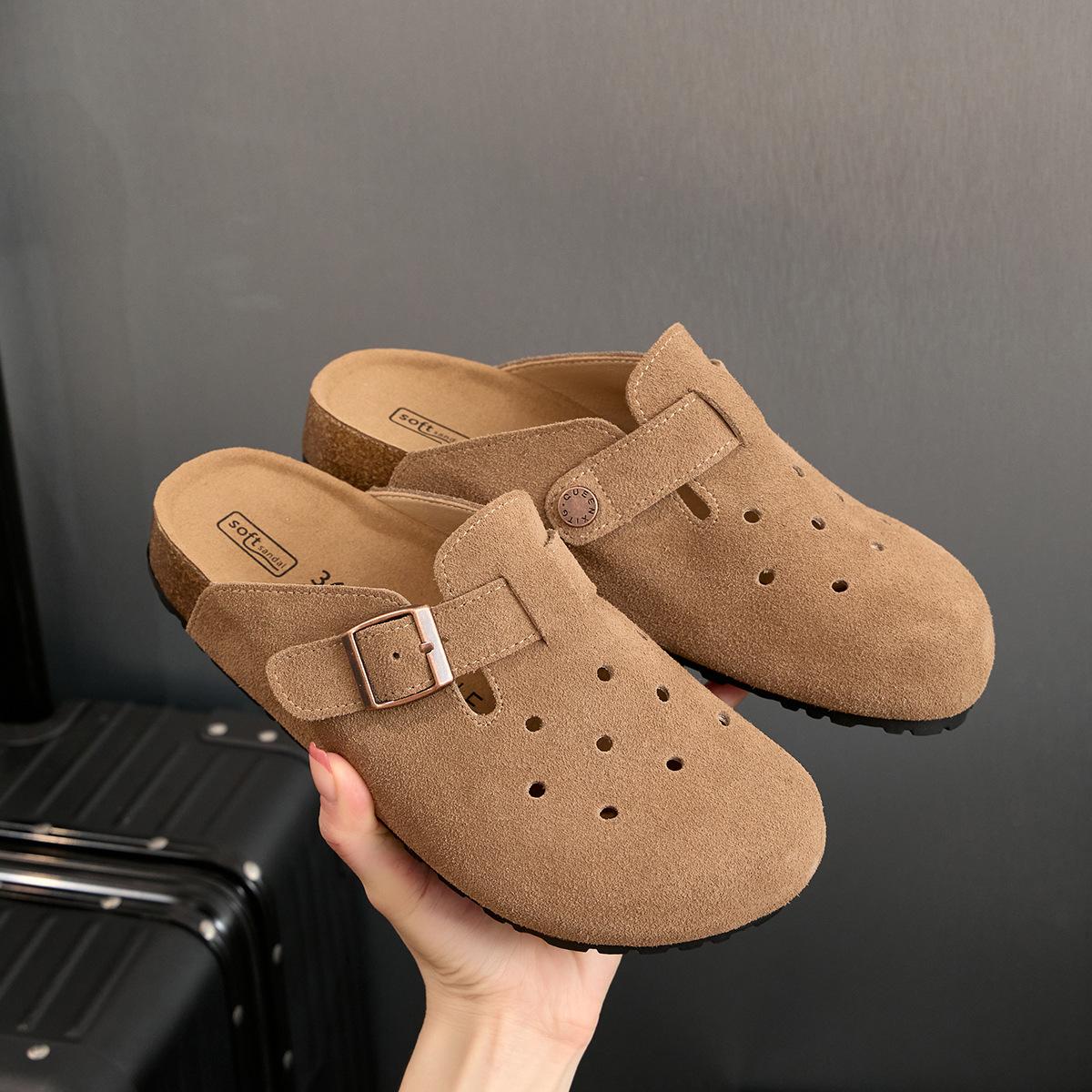 Birkenstocks, leather platform slippers, flat shoes, retro hole shoes, one pedal, Birkenstocks sandals women s shoes 35 верблюд
Birkenstocks, leather platform slippers, flat shoes, retro hole shoes, one pedal, Birkenstocks sandals women s shoes 35 верблюд