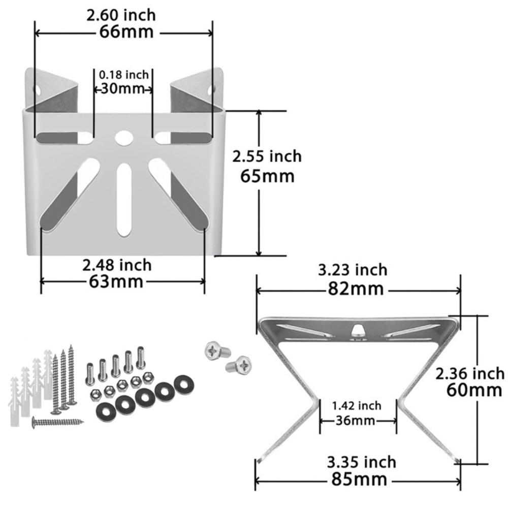 High Strength Corner Mounting Bracket Security Systems Bracket Home Business Security срібний
High Strength Corner Mounting Bracket Security Systems Bracket Home Business Security срібний