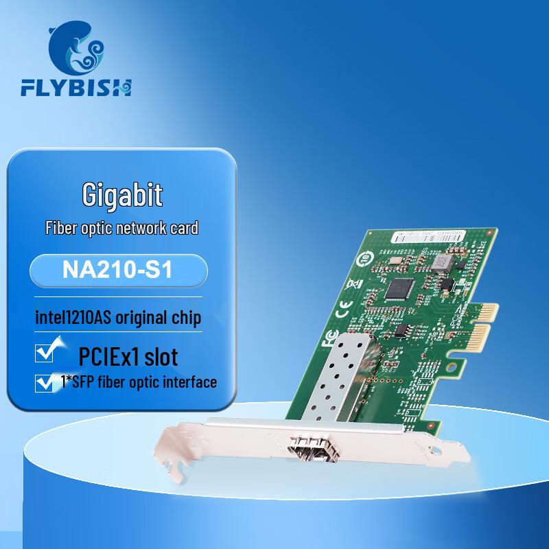 FLYBISH Gigabit PCIe Fiber Network Adapter (CN version)
FLYBISH Gigabit PCIe Fiber Network Adapter (CN version)