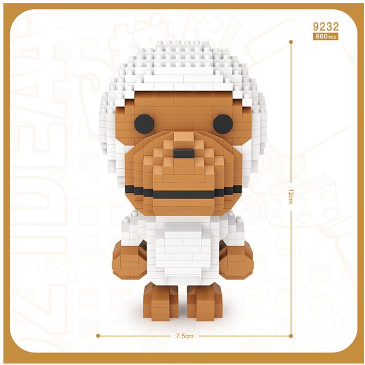 Lovely Animation Figures Fashion Brand Baby Monkey Micro Diamond Block Build Model Toys Milo Nanobricks Construction Brick For Present
Lovely Animation Figures Fashion Brand Baby Monkey Micro Diamond Block Build Model Toys Milo Nanobricks Construction Brick For Present