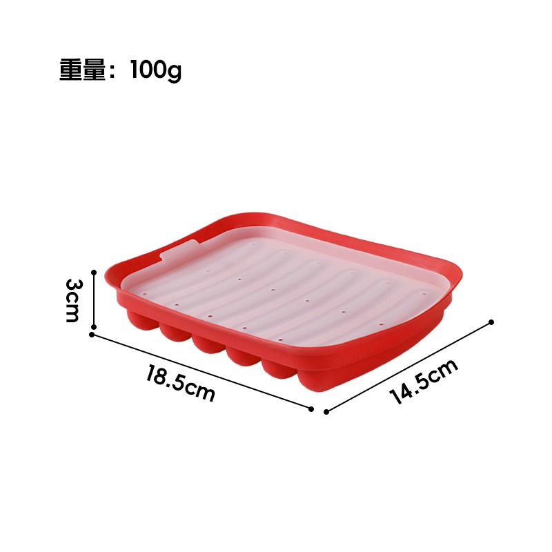 Silicone Sausage Molds For Easy Demolding; Household Hot Dog , Ham , And Sausage Baking Tools; Sausage Molds. One Size червоний
Silicone Sausage Molds For Easy Demolding; Household Hot Dog , Ham , And Sausage Baking Tools; Sausage Molds. One Size червоний