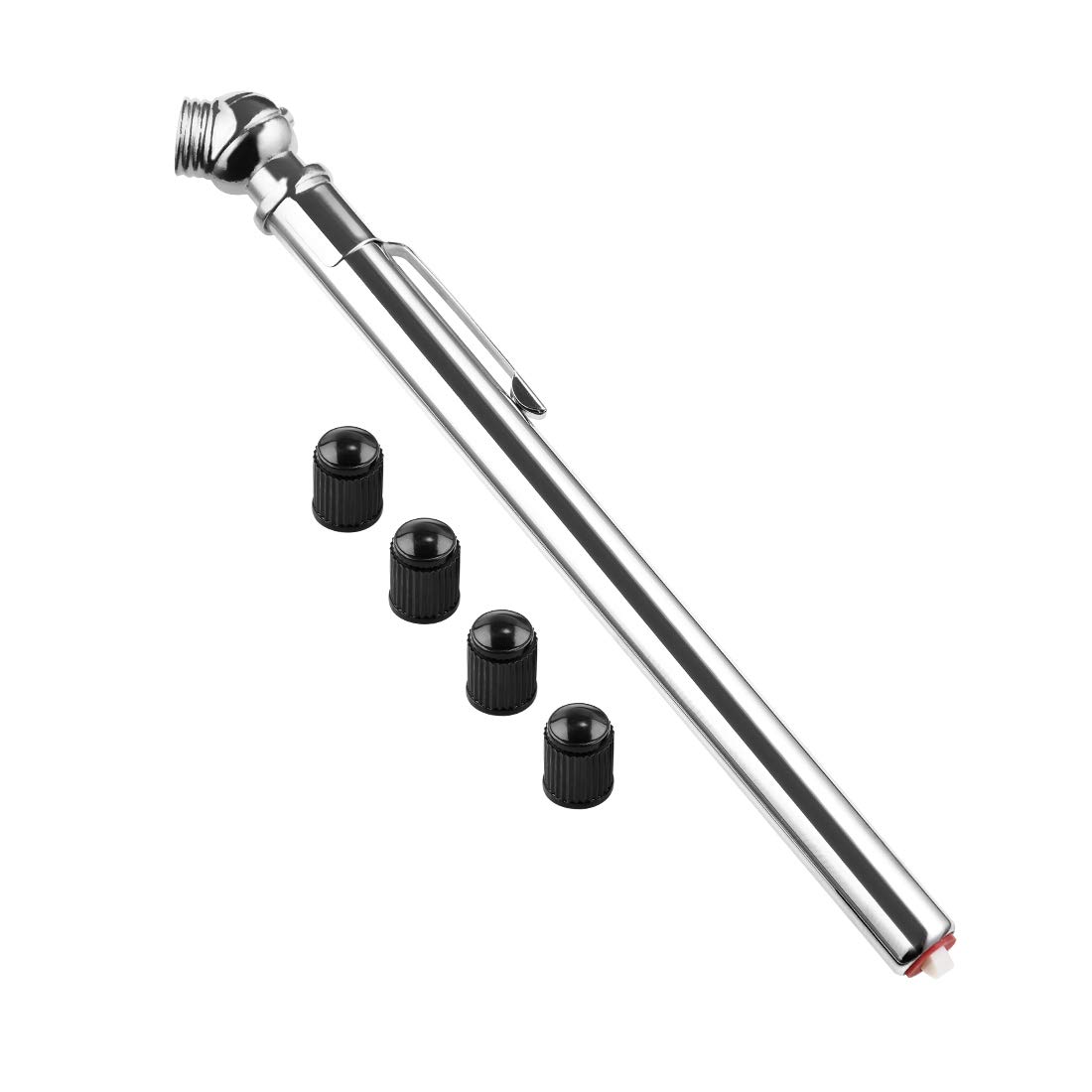 CZC AUTO Pencil Tire Pressure Gauge Mechanical Air Gauge Stainless Stem Single Chuck with 1 Pack срібний
CZC AUTO Pencil Tire Pressure Gauge Mechanical Air Gauge Stainless Stem Single Chuck with 1 Pack срібний