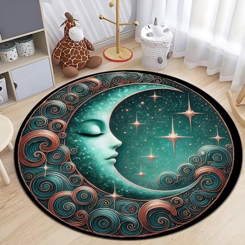 Astrology Moon Stars Print Round Area Rugs Home Carpet Non Slip Washable Rug Kitchen Living Room Bedroom Dining Room Floor Mat 60cm
Astrology Moon Stars Print Round Area Rugs Home Carpet Non Slip Washable Rug Kitchen Living Room Bedroom Dining Room Floor Mat 60cm