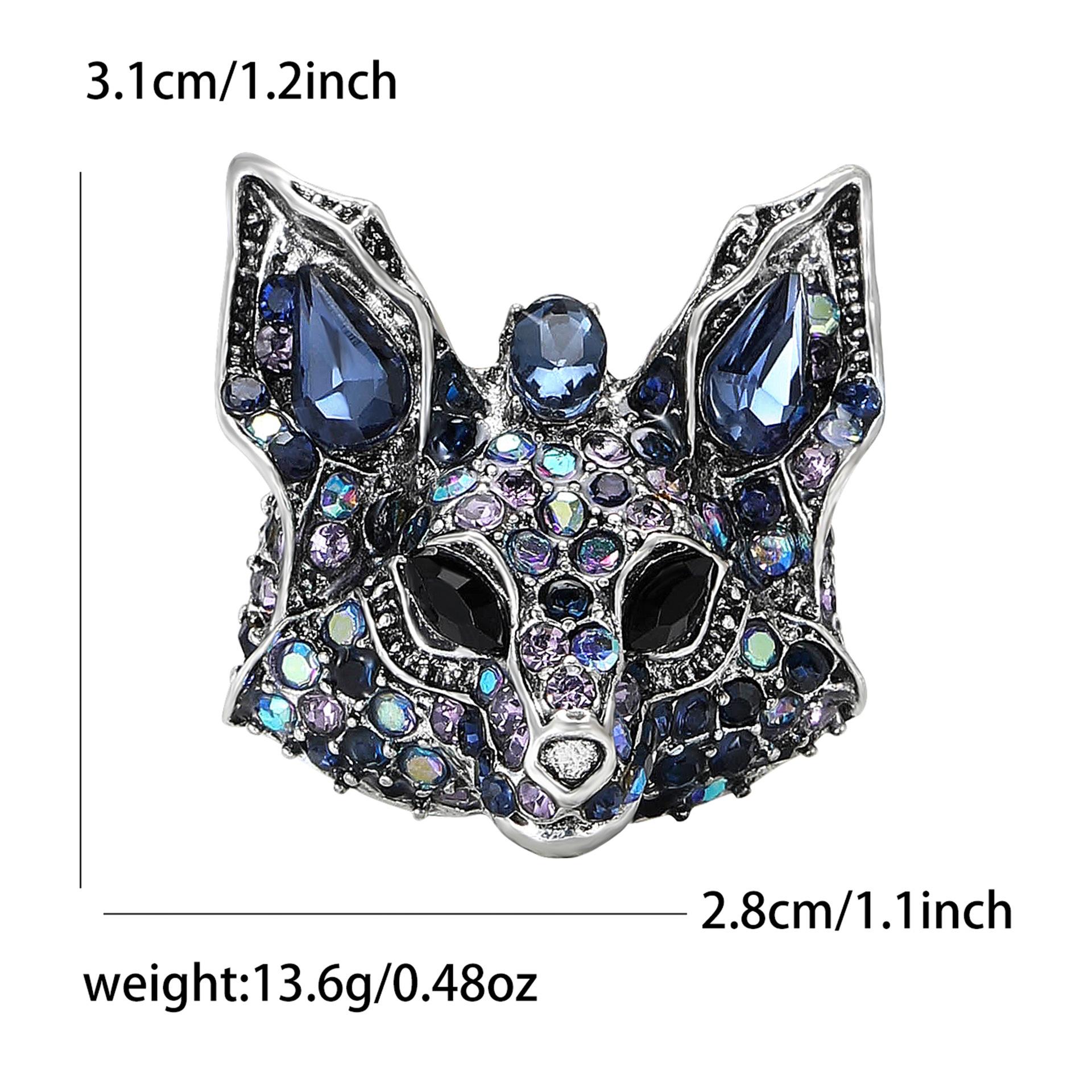 Милая изысканная брошь из сплава со стразами в виде головы лисы, модная высококачественная мужская и женская одежда, ювелирное украшение-булавка для корсажа
Милая изысканная брошь из сплава со стразами в виде головы лисы, модная высококачественная мужская и женская одежда, ювелирное украшение-булавка для корсажа