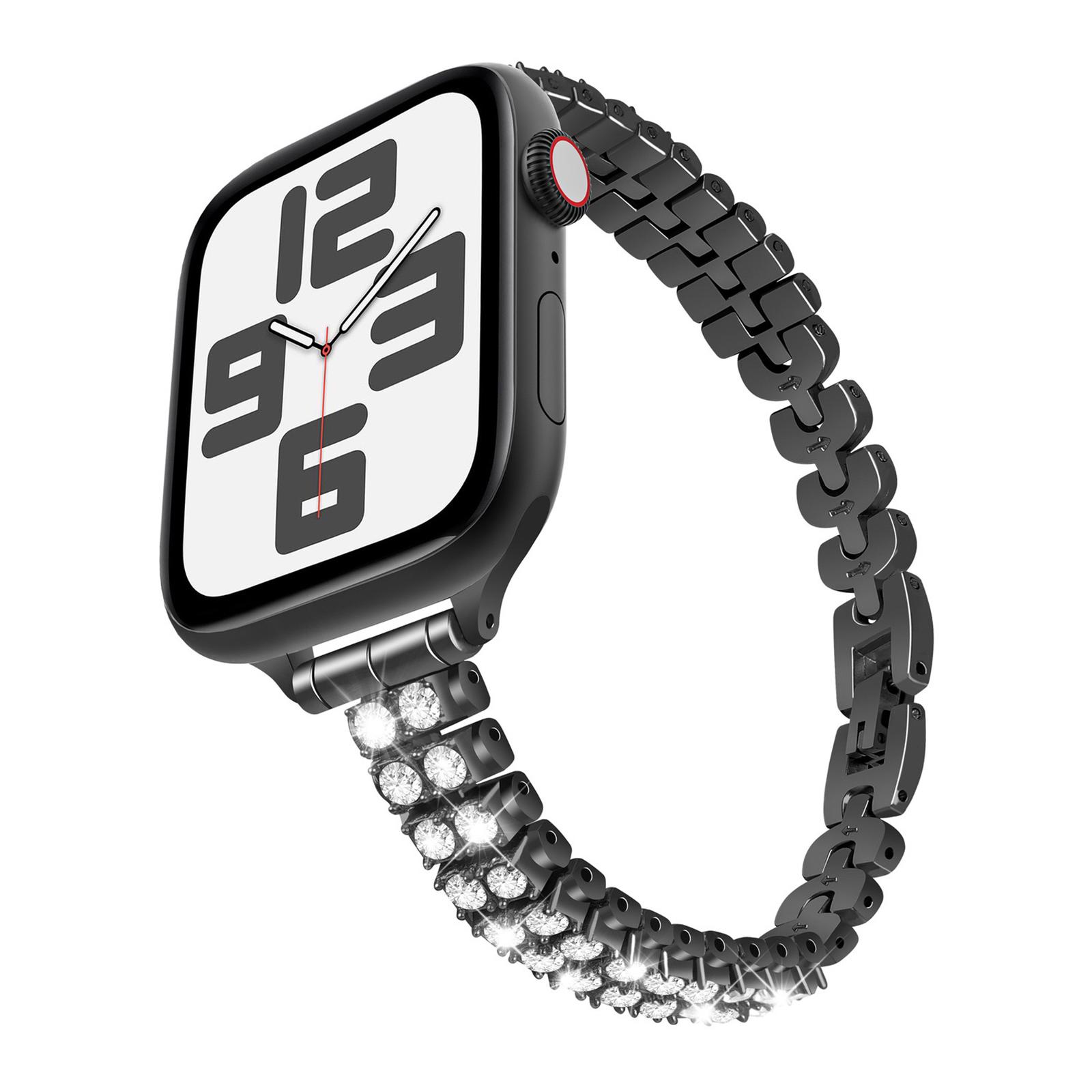 Watch Strap for Apple Watch Series 10 9 8 7 SE 6 5 4 3 2 1 42mm 41mm 40mm 38mm Rhinestone Decor Alloy Bracelet Wrist Band Silver
Watch Strap for Apple Watch Series 10 9 8 7 SE 6 5 4 3 2 1 42mm 41mm 40mm 38mm Rhinestone Decor Alloy Bracelet Wrist Band Silver