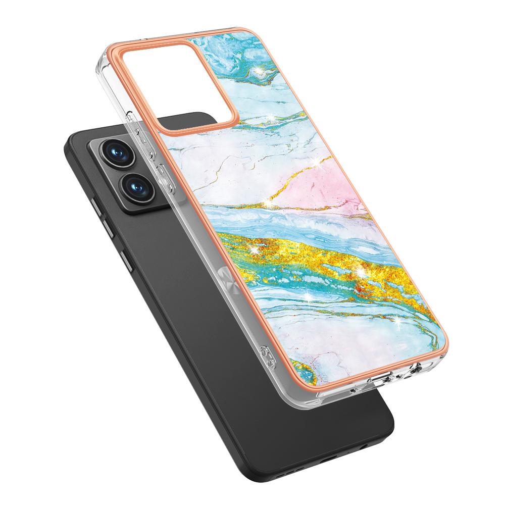 For Motorola Moto G84 5G TPU Case with IMD Marble Pattern Electroplated Back Cover Green 004
For Motorola Moto G84 5G TPU Case with IMD Marble Pattern Electroplated Back Cover Green 004