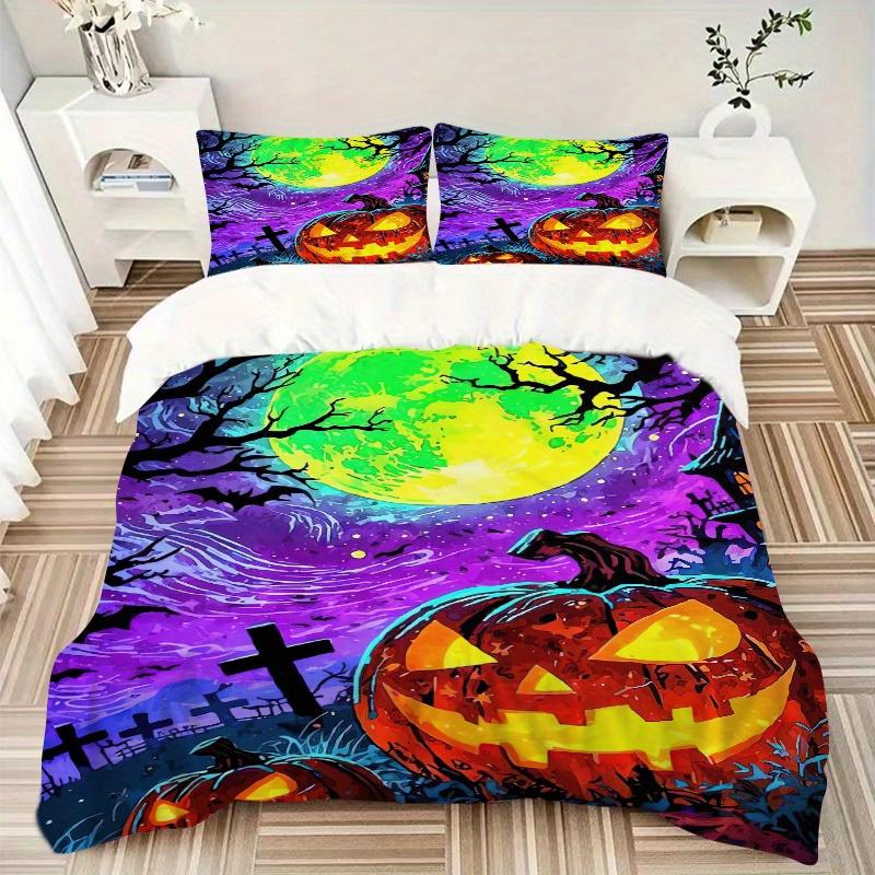 3pcs Halloween Moon Bedding Set Down Comforter Cover and Pillowcases, Suitable for All Seasons(No Insert)-0729065 135x200cm
3pcs Halloween Moon Bedding Set Down Comforter Cover and Pillowcases, Suitable for All Seasons(No Insert)-0729065 135x200cm