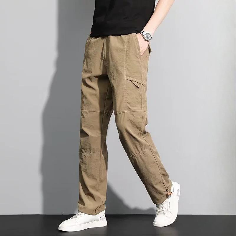 Men s Casual Pants Casual Elastic Waist Trousers Fitness Sportswear Spring Autumn Outdoor Work Pants 3XL хакі
Men s Casual Pants Casual Elastic Waist Trousers Fitness Sportswear Spring Autumn Outdoor Work Pants 3XL хакі