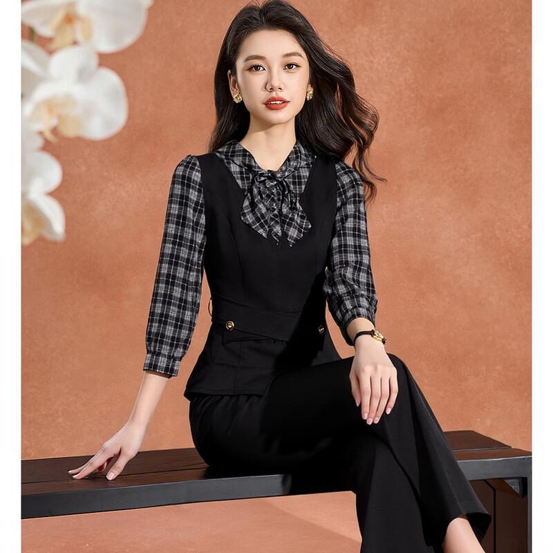 Korean Style Slim Fit Plaid Patchwork Women s Set 3XL
Korean Style Slim Fit Plaid Patchwork Women s Set 3XL