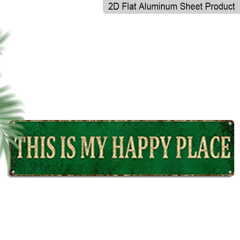 15.7×3.94inch Vintage THIS IS MY HAPPY PLACE Aluminum Sign - Aluminum Sign/decorative Sign, Durable for Indoor/ Outdoor Decor | Ideal for Home 40cm x 10cm
15.7×3.94inch Vintage THIS IS MY HAPPY PLACE Aluminum Sign - Aluminum Sign/decorative Sign, Durable for Indoor/ Outdoor Decor | Ideal for Home 40cm x 10cm