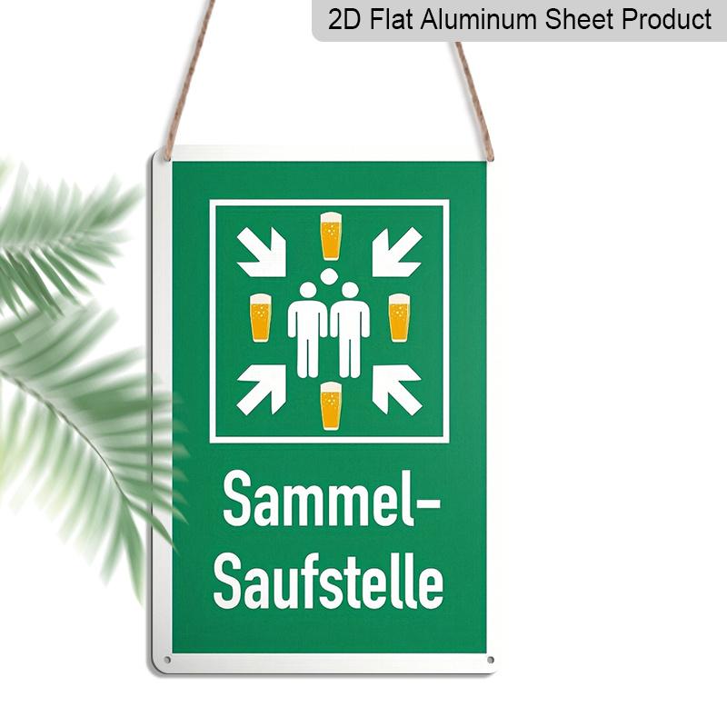 2D Flat, 1pc Vintage German Beer Tavern Style Metal Wall Decor - No Electricity Needed, Arrow & Beer Mug Signs in Green/White, Large 8x12 Inches for 20*30cm
2D Flat, 1pc Vintage German Beer Tavern Style Metal Wall Decor - No Electricity Needed, Arrow & Beer Mug Signs in Green/White, Large 8x12 Inches for 20*30cm