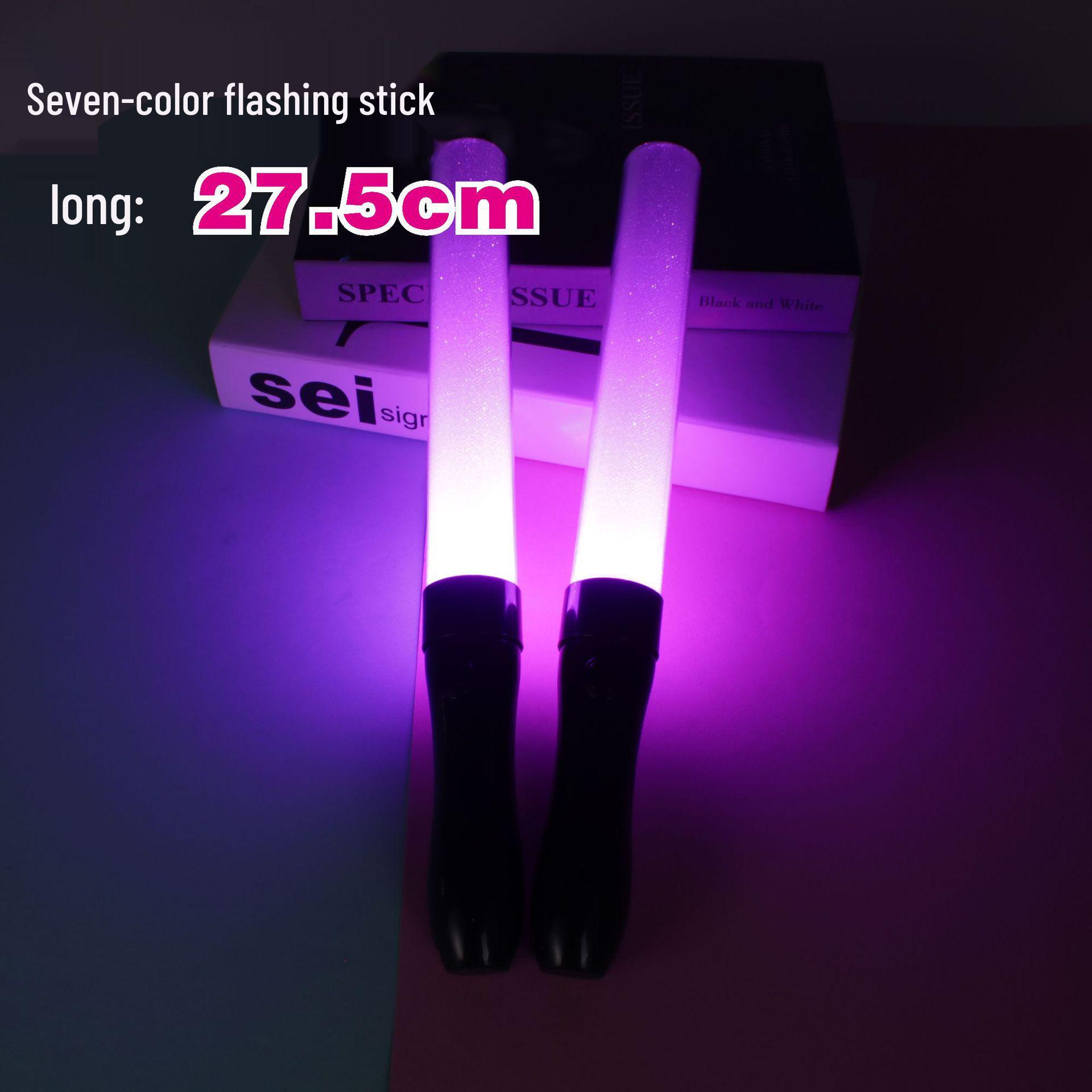 Seven-Color LED Concert Flash Stick with Custom LOGO
Seven-Color LED Concert Flash Stick with Custom LOGO