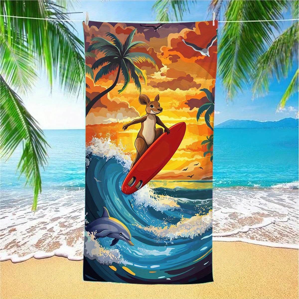 Surfing Sunset Beach Towel - Ideal for Vibrant, Fun & Unique Summer Accessories with Exotic Charm and Bright Style W30*H60(CM)
Surfing Sunset Beach Towel - Ideal for Vibrant, Fun & Unique Summer Accessories with Exotic Charm and Bright Style W30*H60(CM)