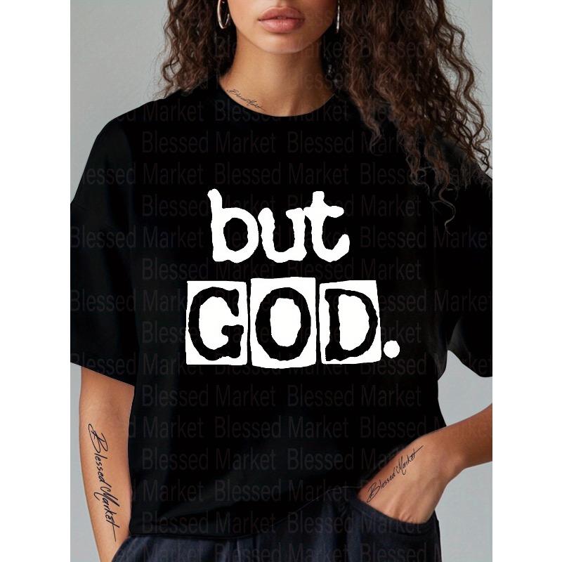Women s Shrit Casual But God Print on White Print T-Shirt, 100% Short Sleeve Crew-Neck, Regular Oversize All Season Tee, 4XL чорний
Women s Shrit Casual But God Print on White Print T-Shirt, 100% Short Sleeve Crew-Neck, Regular Oversize All Season Tee, 4XL чорний