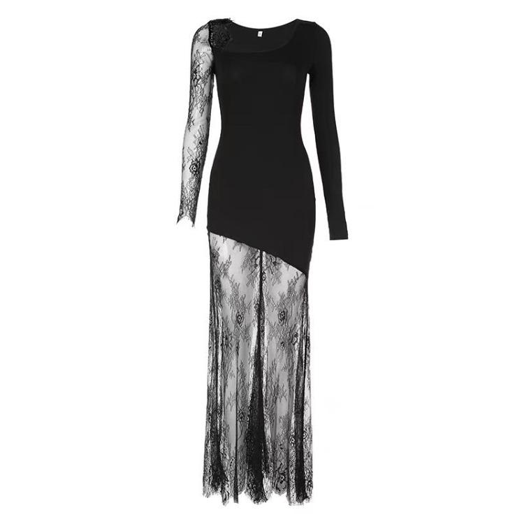 Y2k Gothic Lace Patchwork Dress Women Sexy Vintage Midi Dress France Elegant Slim Fashion Party Dress Female Solid Irregular S чёрный
Y2k Gothic Lace Patchwork Dress Women Sexy Vintage Midi Dress France Elegant Slim Fashion Party Dress Female Solid Irregular S чёрный