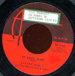 7inch Record LAVERN BAKER - St. Louis Blues / Miracles 451163 Atlantic 1957 US Rock Used
7inch Record LAVERN BAKER - St. Louis Blues / Miracles 451163 Atlantic 1957 US Rock Used