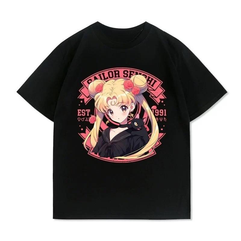 Sailor Moon Anime TShirt for Unisex Women Cute Cartoon Graphic Short Sleeve Casual Summer Cotton Tee S
Sailor Moon Anime TShirt for Unisex Women Cute Cartoon Graphic Short Sleeve Casual Summer Cotton Tee S