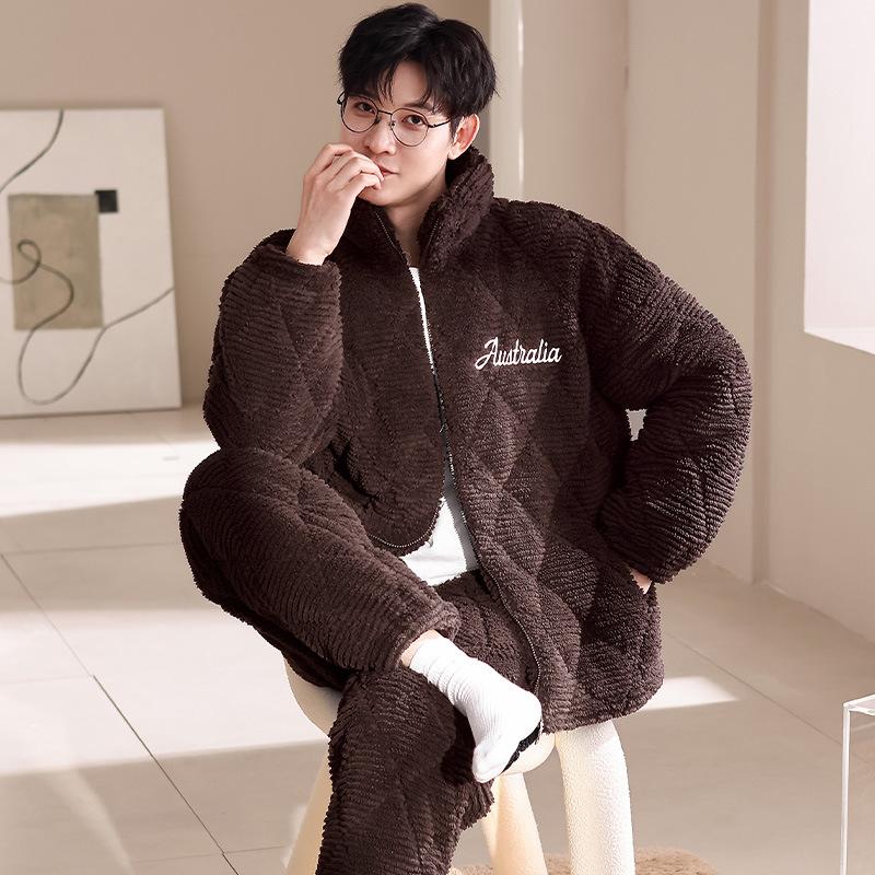 Комплект из 2 предметов: мужская пижама с круглым вырезом, плотная пижама, свободный эластичный пояс, теплый мужской домашний комплект, мужская домашняя одежда, топ и брюки 3XL
Комплект из 2 предметов: мужская пижама с круглым вырезом, плотная пижама, свободный эластичный пояс, теплый мужской домашний комплект, мужская домашняя одежда, топ и брюки 3XL