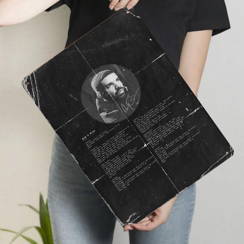 Drake Gods Plan Lyric Art Custom Metal Wall Decor Music Poster for Bedroom Living Room 20x30cm(7.8x11.8inch)
Drake Gods Plan Lyric Art Custom Metal Wall Decor Music Poster for Bedroom Living Room 20x30cm(7.8x11.8inch)