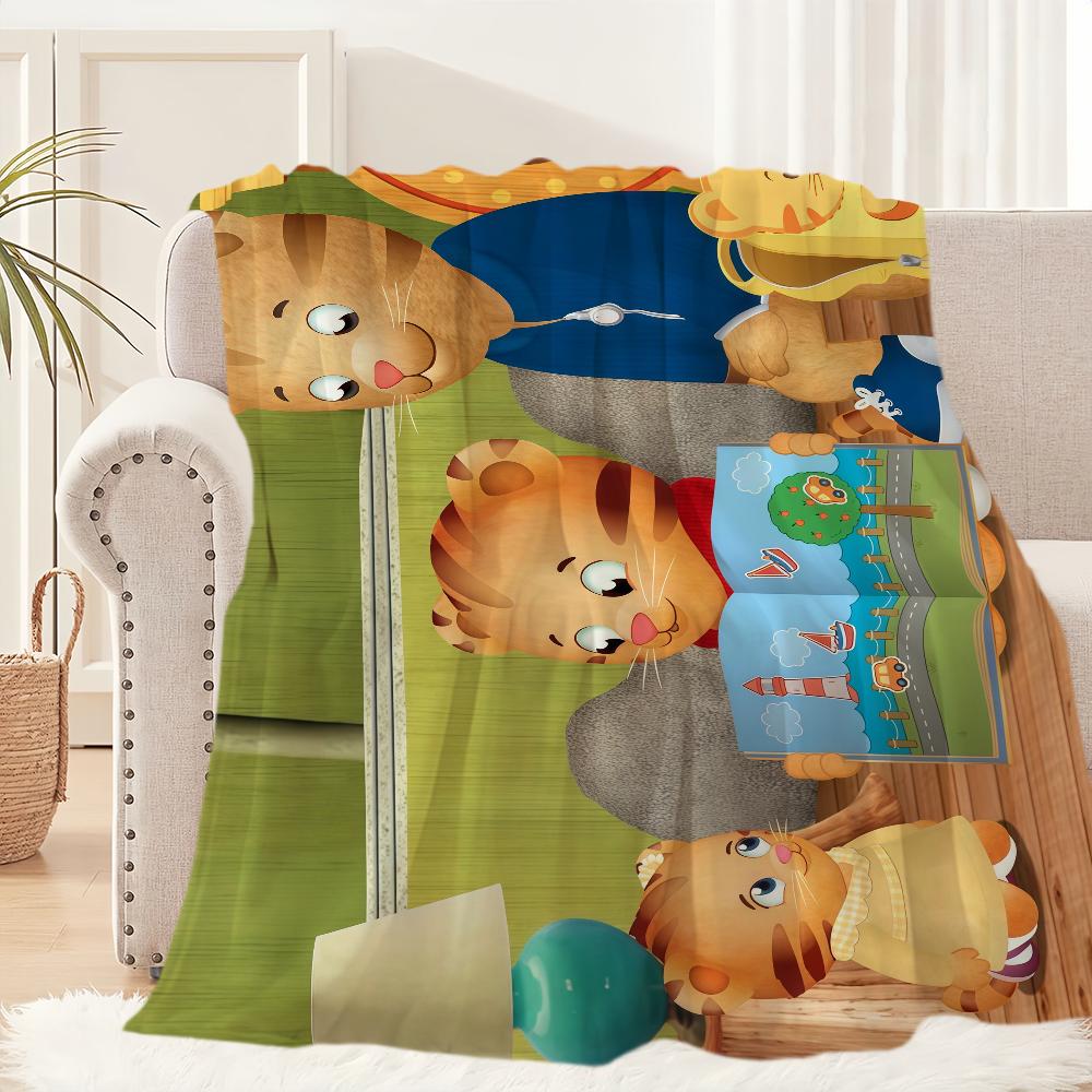 Cartoon D-Daniel Tigers Neighborhood Blanket Blanket for Couch Sofa Travel Home Picni Flannel Blanket birthday gift Warm 50x60in
Cartoon D-Daniel Tigers Neighborhood Blanket Blanket for Couch Sofa Travel Home Picni Flannel Blanket birthday gift Warm 50x60in