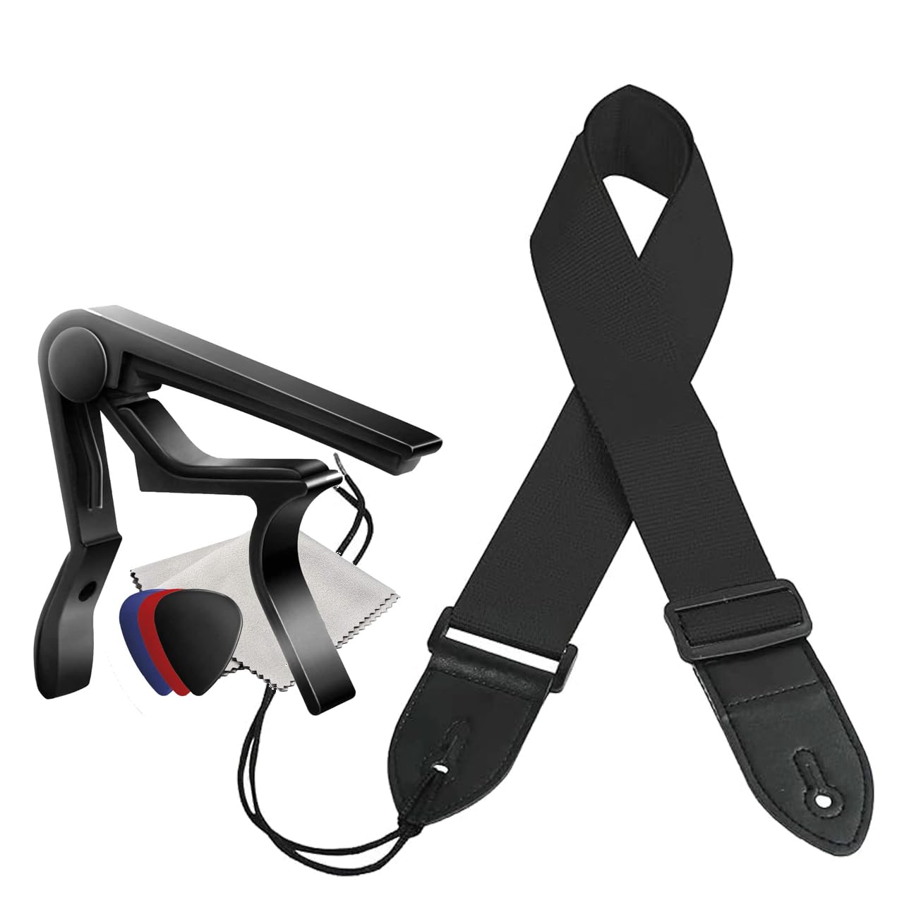 Rockson Strap Black Capo Tast Pick Set… 
Rockson Strap Black Capo Tast Pick Set…