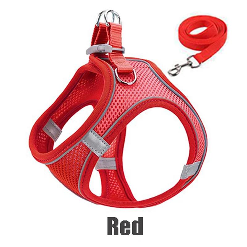 Reflective Dog Harness and Leash Set Breathable Mesh Pet Vest for Small Dogs Cats Puppy Walking Lead XXXS червоний
Reflective Dog Harness and Leash Set Breathable Mesh Pet Vest for Small Dogs Cats Puppy Walking Lead XXXS червоний