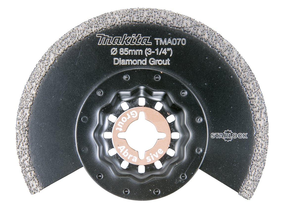 Makita Multi-Tool Round Saw TMA070DIA 85mm Diameter #40 Diamond Grit FRP Tile Joints
Makita Multi-Tool Round Saw TMA070DIA 85mm Diameter #40 Diamond Grit FRP Tile Joints