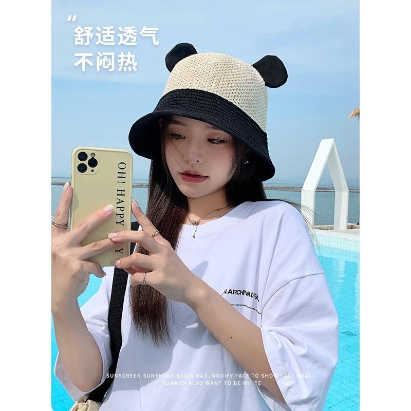 Hat summer new cute bucket hat washbasin hat plain face cover spring and summer sun protection hat M(56-58cm)
Hat summer new cute bucket hat washbasin hat plain face cover spring and summer sun protection hat M(56-58cm)