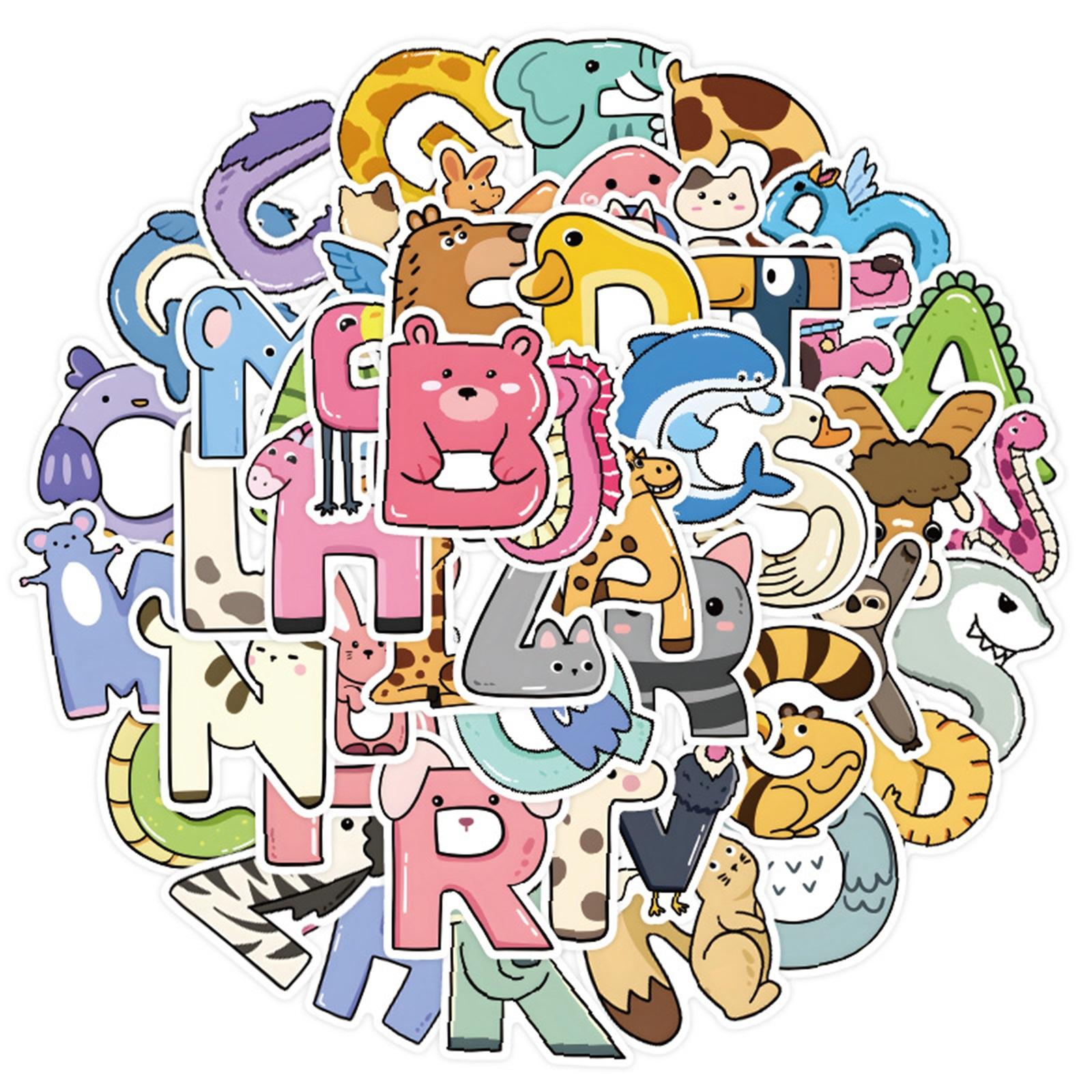51 Cute Zoo-Themed Letter Stickers, Backpack Decorations, Cartoon Stickers, Refrigerator Stickers One Size
51 Cute Zoo-Themed Letter Stickers, Backpack Decorations, Cartoon Stickers, Refrigerator Stickers One Size