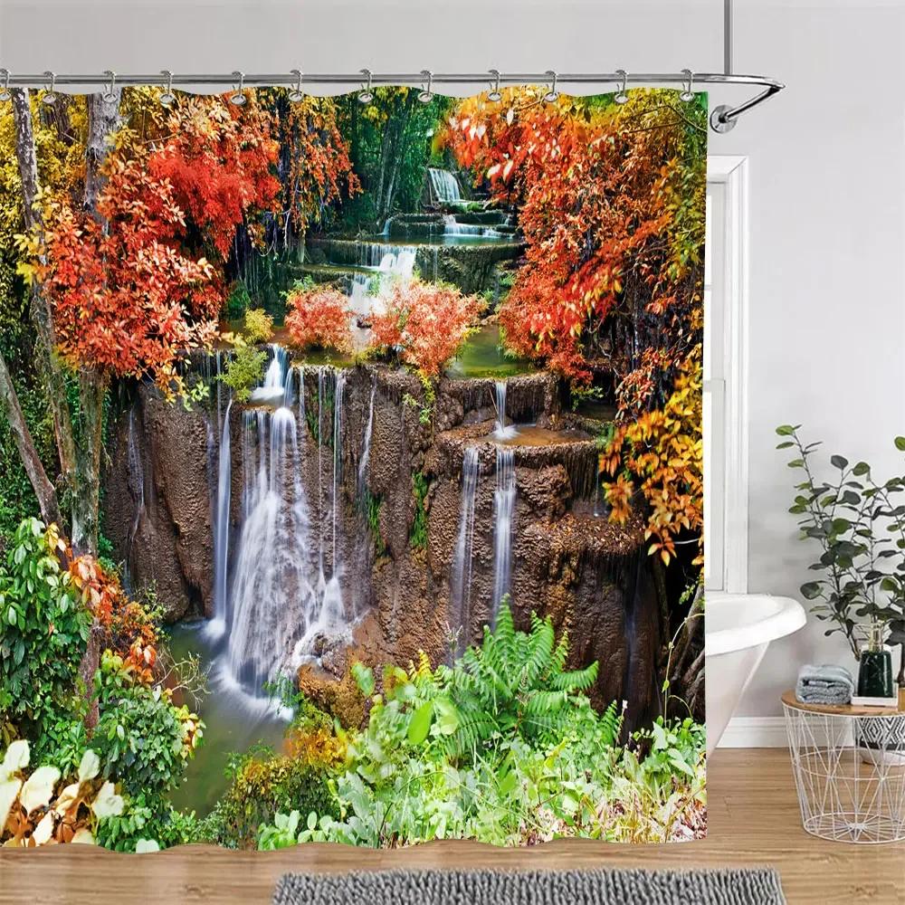 Beautiful Autumn Forest Landscape Shower Curtain Golden Leaves Romantic Nature Landscape Polyester Shower Curtains Bathroom Deco 90x180cm35x71in
Beautiful Autumn Forest Landscape Shower Curtain Golden Leaves Romantic Nature Landscape Polyester Shower Curtains Bathroom Deco 90x180cm35x71in