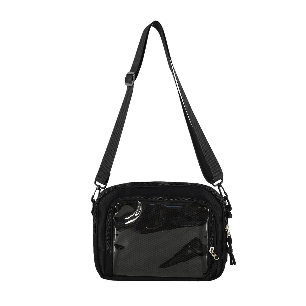 Japanese Style Transparent Shoulder Bag Cute Simple Crossbody Bags for Girls Large Capacity Student Casual Fashi Commuting Bag чёрный
Japanese Style Transparent Shoulder Bag Cute Simple Crossbody Bags for Girls Large Capacity Student Casual Fashi Commuting Bag чёрный