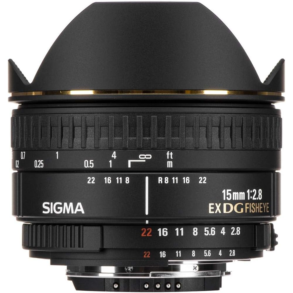 Sigma (Sigma) SIGMA Single Focus Fisheye Lens 15mm F2.8 EX DG DIAGONAL FISHHEYE for Nikon Diagona...
Sigma (Sigma) SIGMA Single Focus Fisheye Lens 15mm F2.8 EX DG DIAGONAL FISHHEYE for Nikon Diagona...