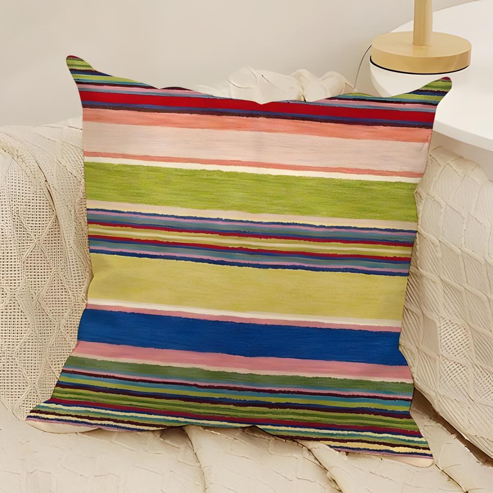 Classic Stripe Element Pillow Case Natural Linen DoubleSided Printing Sofa Home Decor Cushion Cover 30X30cm
Classic Stripe Element Pillow Case Natural Linen DoubleSided Printing Sofa Home Decor Cushion Cover 30X30cm