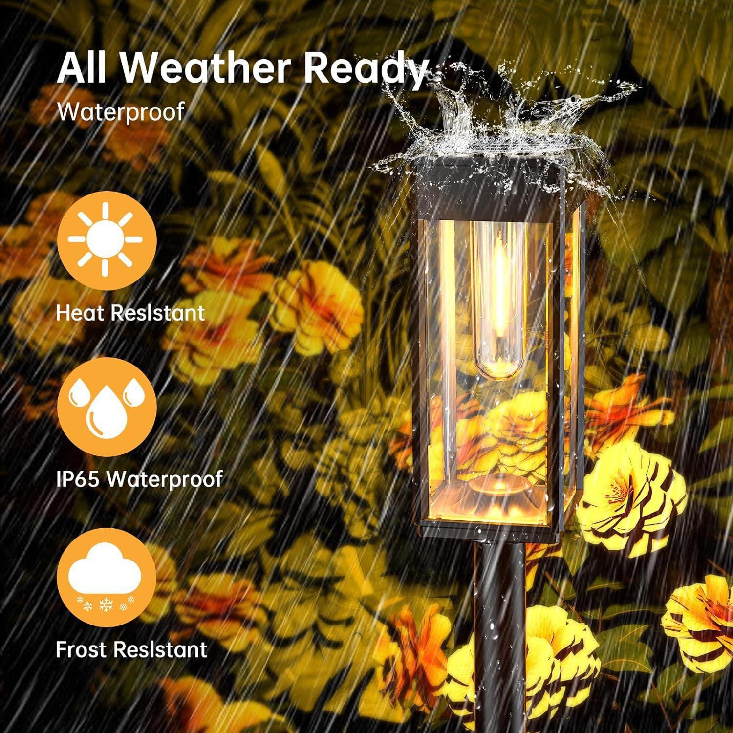 6PCS Solar Powered Lamp Waterproof Garden Grass Lawn Light with Stake Yellow Light
6PCS Solar Powered Lamp Waterproof Garden Grass Lawn Light with Stake Yellow Light